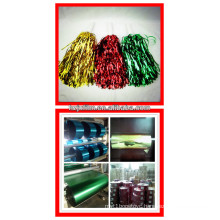 Colorful MPET film for garland